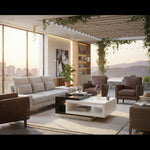 Solid Wood Coffee Table (Finish Color - White & Black, Pre-assembled) 