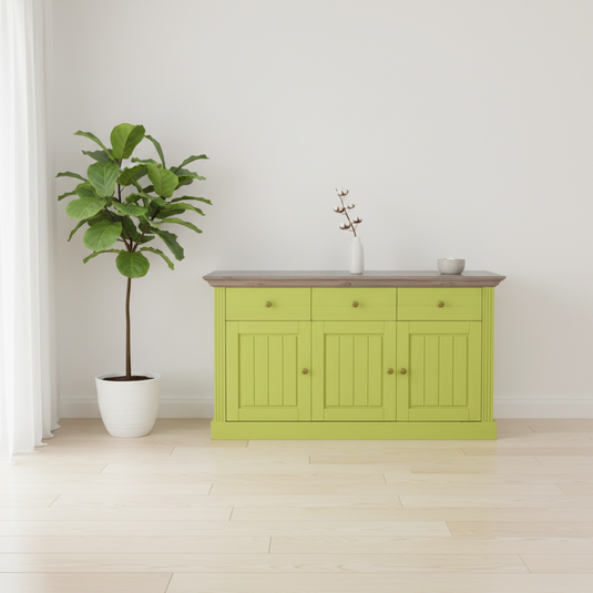 Translation missing: en.Solid Wood Alegre Sideboard Storage Cabinet for Living Room | Leafy Splendor 