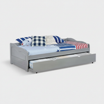 Solid Wood Gymea Daybed with Trundle Bed for Living Room | Bed for Bedroom 