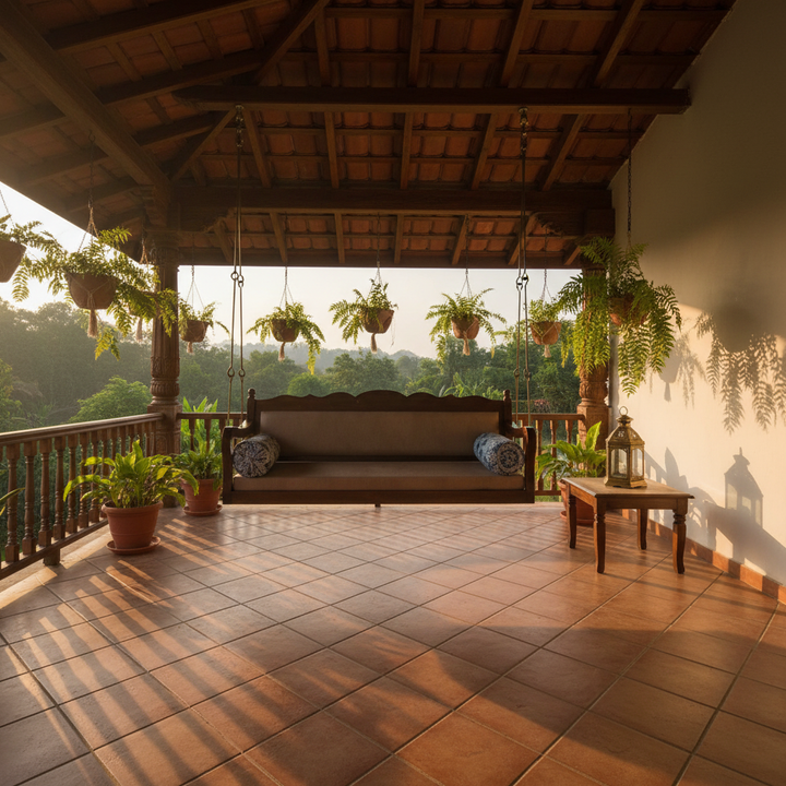 Translation missing: en.Sheesham Wood Jhula for Adults for Home Swing Jhula for Indoor Outdoor &amp; Balcony 