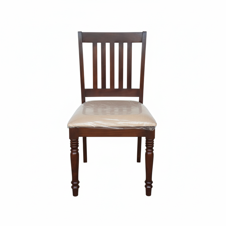 Translation missing: en.Solid Mango Wood 6 Seater Dining Table Set with 4 Cushioned Chairs and 1 Bench | Warm Brown Finish 