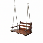 2 Seater Swing Wooden Jhula for Indoor Outdoor & Balcony 