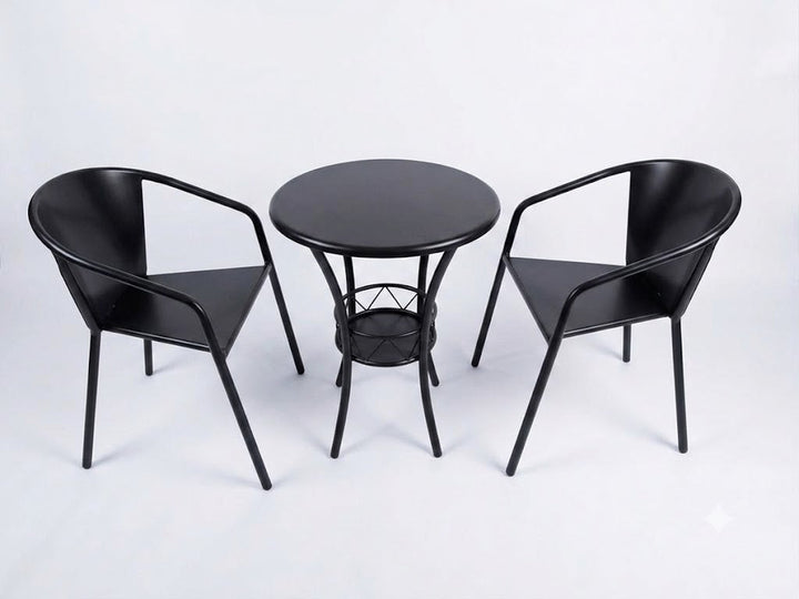 Translation missing: en.3-Piece Round Bistro Set (Table + 2 Chairs) 