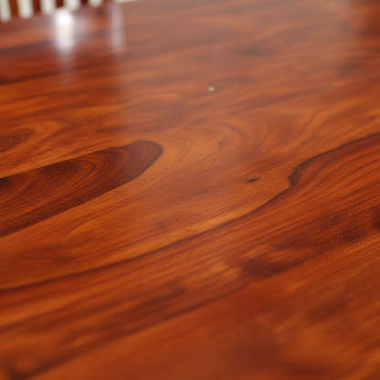 Sheesham Wood Honolulu 6 Seater Dining Table Set for Home | Dining Furniture | Brown Finish 