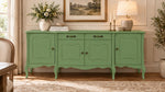 Mango Wood Rosario Sideboard Storage Cabinet for Living Room | Wooden Cabinet for Home 