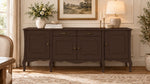 Mango Wood Rosario Sideboard Storage Cabinet for Living Room | Wooden Cabinet for Home 