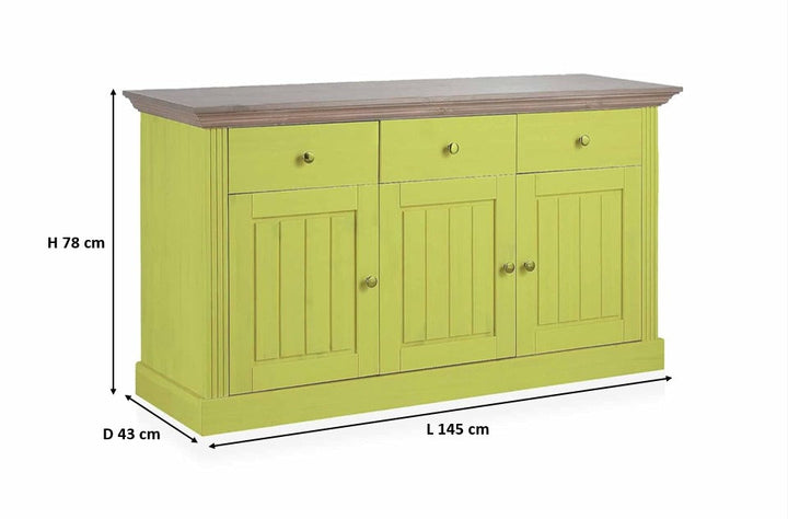 Translation missing: en.Solid Wood Alegre Sideboard Storage Cabinet for Living Room | Leafy Splendor 