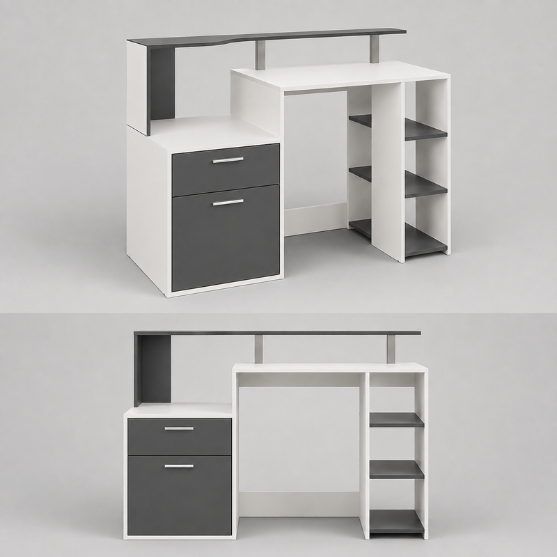 Solid Mango Wood Study Desk Table for Home and Office 