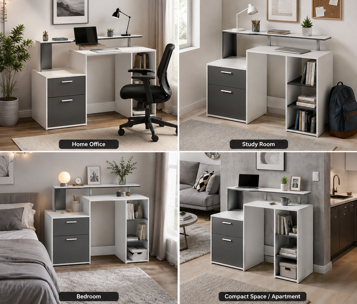 Translation missing: en.Solid Mango Wood Study Desk Table for Home and Office 
