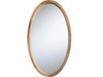 Mango Wood Megair Wall Decorative Mirror Frame| Wooden Mirror | Brown Finish 