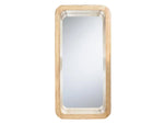 Mango Wood Atara Wall Decorative Mirror Frame| Wooden Mirror | Brown Finish 