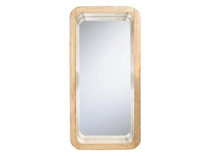 Translation missing: en.Mango Wood Atara Wall Decorative Mirror Frame| Wooden Mirror | Brown Finish 