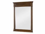 Sheesham Wood Cian Wall Decorative Mirror Frame| Wooden Mirror | Brown Finish 