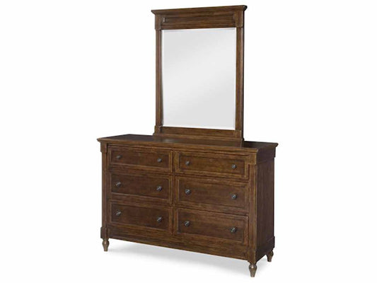 Sheesham Wood Cian Wall Decorative Mirror Frame| Wooden Mirror | Brown Finish