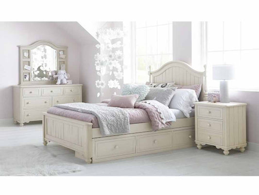 Mango Wood Yonin Dresser Decorative Mirror Frame| Wooden Mirror | White Finish