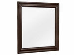 Mango Wood Alexan Dresser Decorative Mirror Frame| Wooden Mirror | Brown Finish 