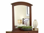 Mango Wood Home Decorative Eilei Dresser Wall Mirror for Living Room | Brown Finish 
