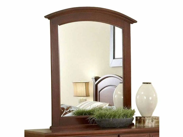 Translation missing: en.Mango Wood Home Decorative Eilei Dresser Wall Mirror for Living Room | Brown Finish 