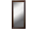 Mango Wood Doiren Wall Decorative Mirror Frame| Wooden Mirror | Brown Finish 