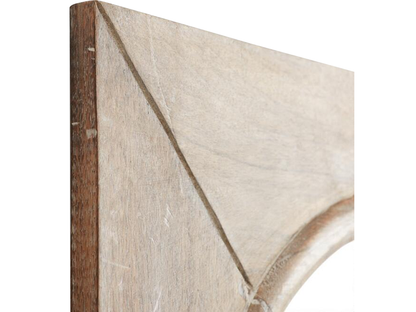 Mango Wood Dardano Dresser Decorative Mirror Frame| Wooden Mirror | Brown Finish