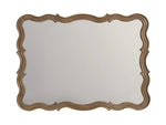 Mango Wood Meginf Dresser Decorative Mirror Frame| Wooden Mirror | Brown Finish 