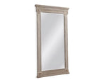 Mango Wood Rectnago Wall Decorative Mirror Frame| Wooden Mirror | Brown Finish 