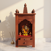 Handcrafted Sheesham Wood Temple with Storage for Pooja Room | Temple for Home