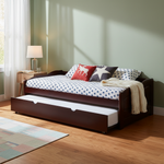 Solid Wood Gymea Daybed with Trundle Bed for Living Room | Bed for Bedroom 