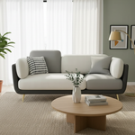 Luxelle 3-Seater Velvet Sofa | Modern Scandinavian Couch for Living Room 