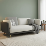 Luxelle 3-Seater Velvet Sofa | Modern Scandinavian Couch for Living Room 