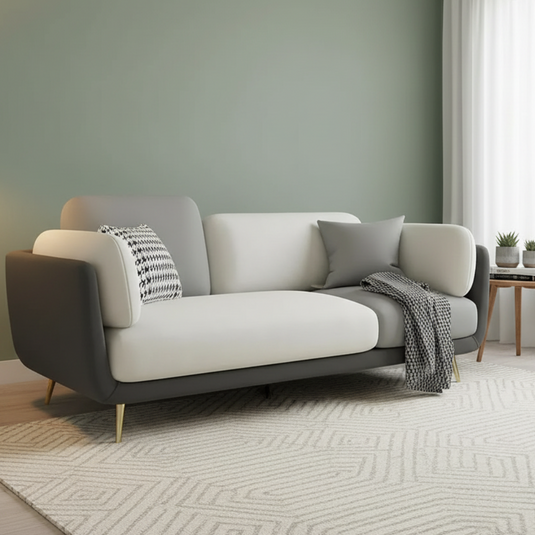 Translation missing: en.Luxelle 3-Seater Velvet Sofa | Modern Scandinavian Couch for Living Room 