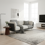 Luxelle 3-Seater Velvet Sofa | Modern Scandinavian Couch for Living Room 