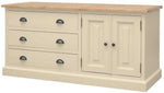 Mango Wood Leo Storage Entertainment TV Stand Unit for Living Room 