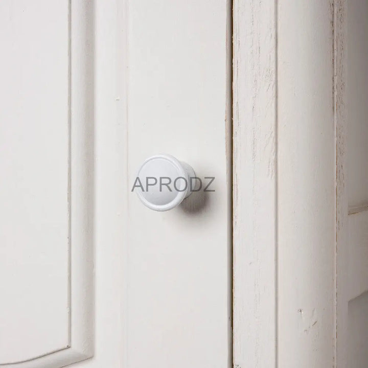 Translation missing: en.Mango Wood Multipurpose Storage 1-Door Libson Wardrobe Almirah for Living Room | White Finish 