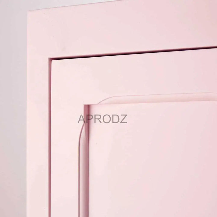 Translation missing: en.Mango Wood Single Doors Multipurpose Storage Kiev Wardrobe Almirah for Living Room | Pink 