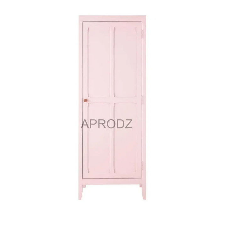 Translation missing: en.Mango Wood Single Doors Multipurpose Storage Wardrobe for Living Room | Grey 