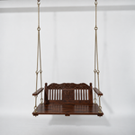 Wooden Jhula for Adults for Home Swing Jhula with Brass Chain and Carving for 